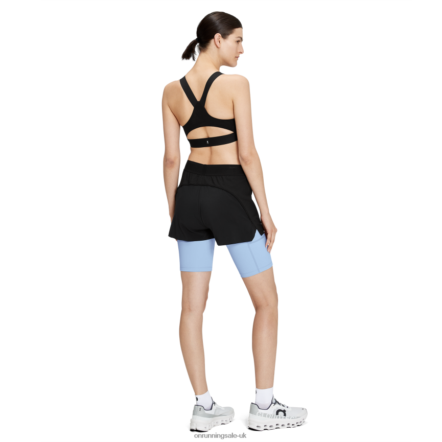 On Running Women Active Shorts 8N62N8131 Black/Stratosphere