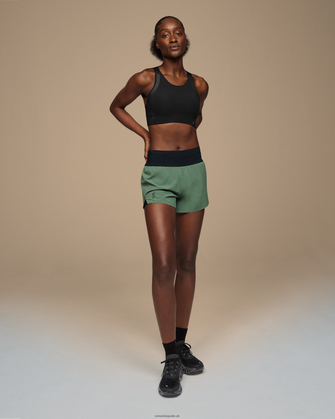 On Running Women Running Shorts 8N62N8334 Ivy/Shadow