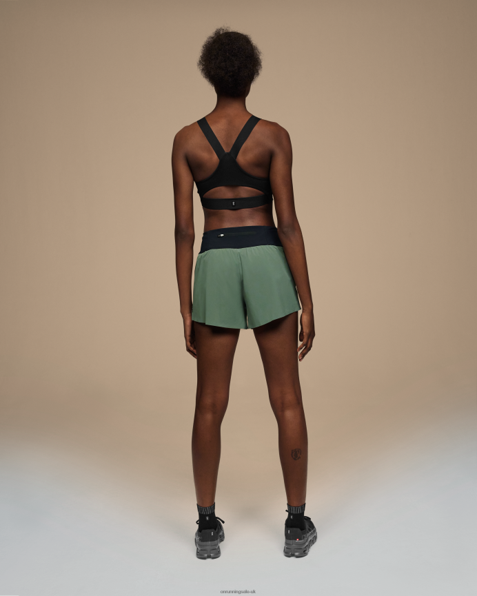On Running Women Running Shorts 8N62N8334 Ivy/Shadow