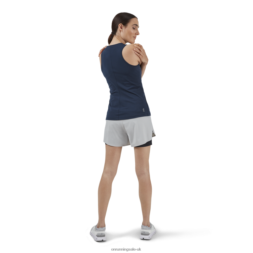 On Running Women Running Shorts 8N62N8336 Glacier/Black