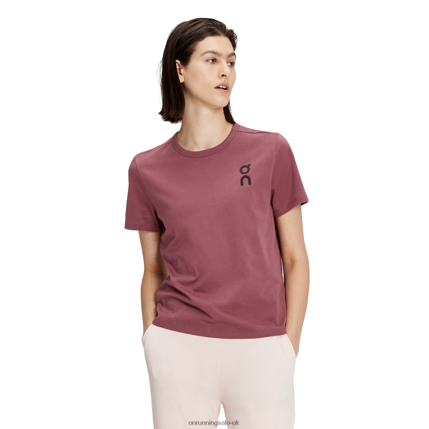 On Running Women Graphic-T 8N62N8107 Cherry
