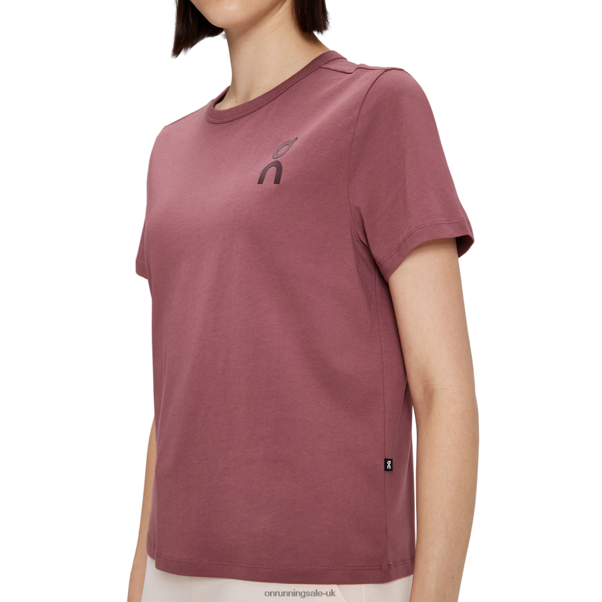 On Running Women Graphic-T 8N62N8107 Cherry