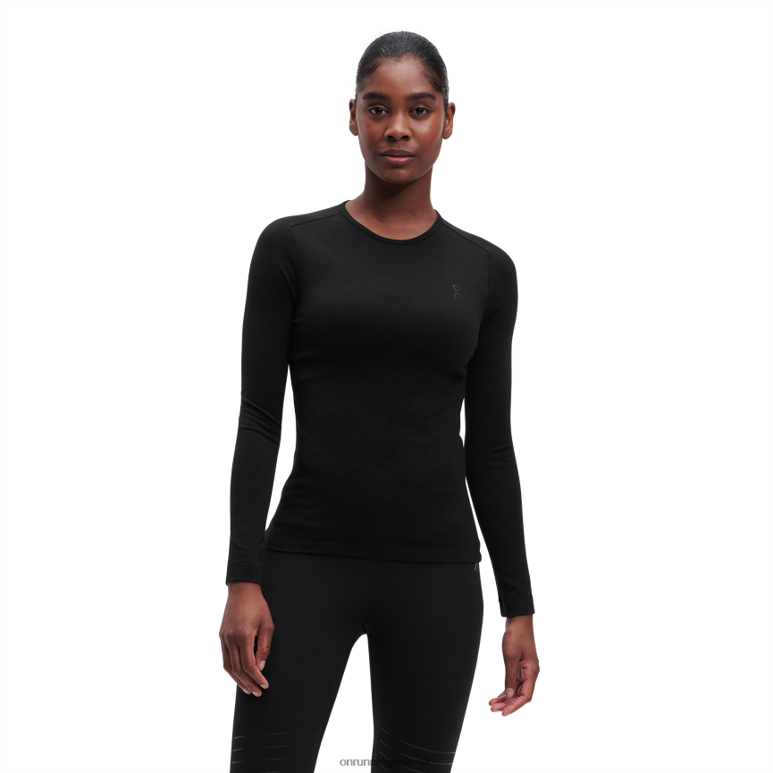 On Running Women Merino Long-T 8N62N8302 Black