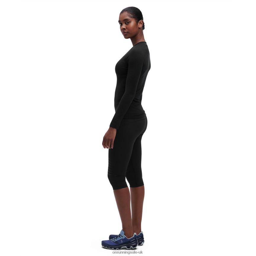 On Running Women Merino Long-T 8N62N8302 Black