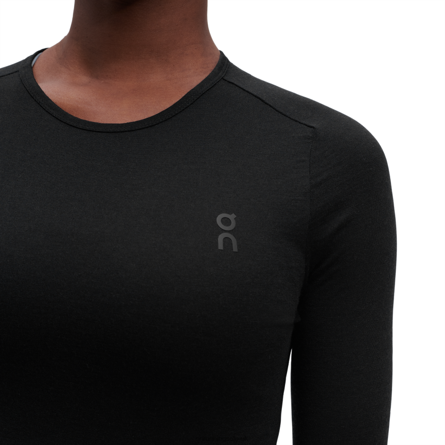 On Running Women Merino Long-T 8N62N8302 Black