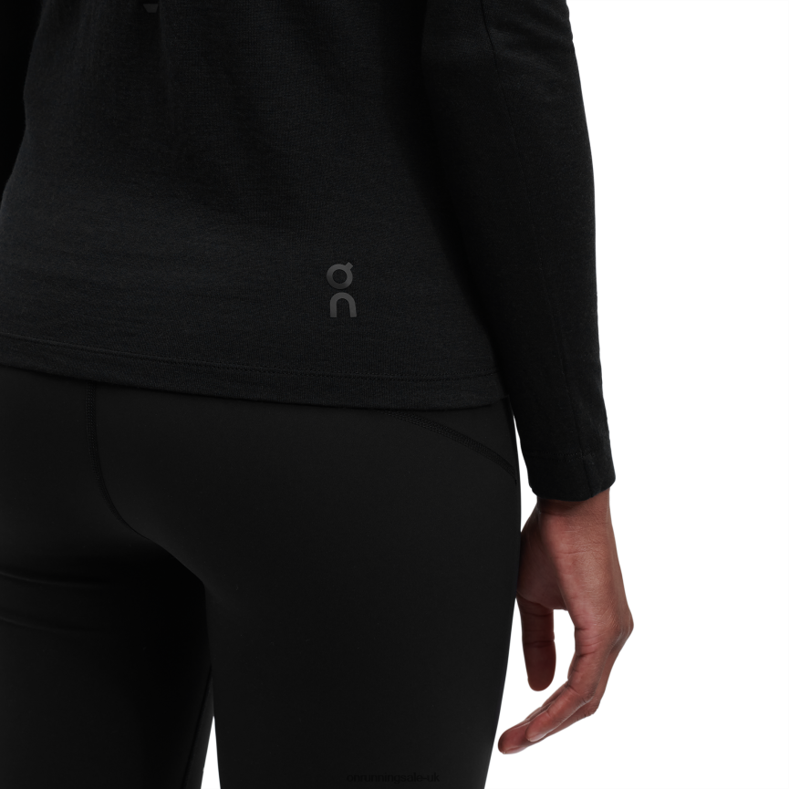 On Running Women Merino Long-T 8N62N8302 Black