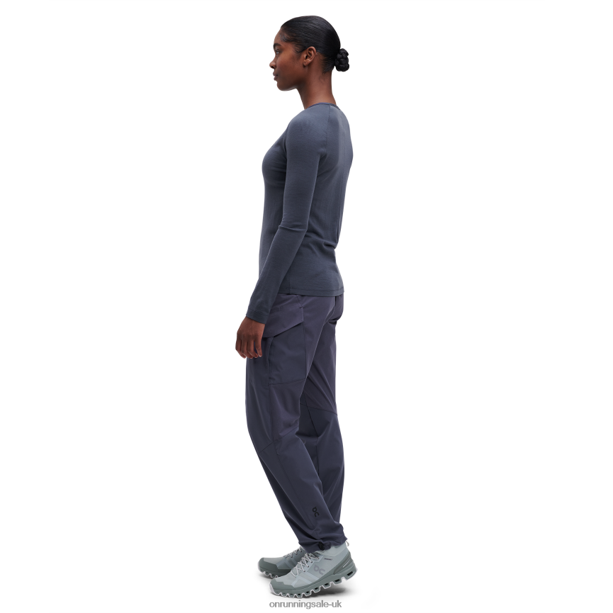 On Running Women Merino Long-T 8N62N8303 Flint