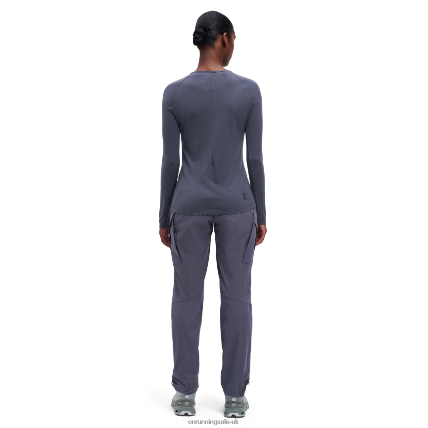 On Running Women Merino Long-T 8N62N8303 Flint