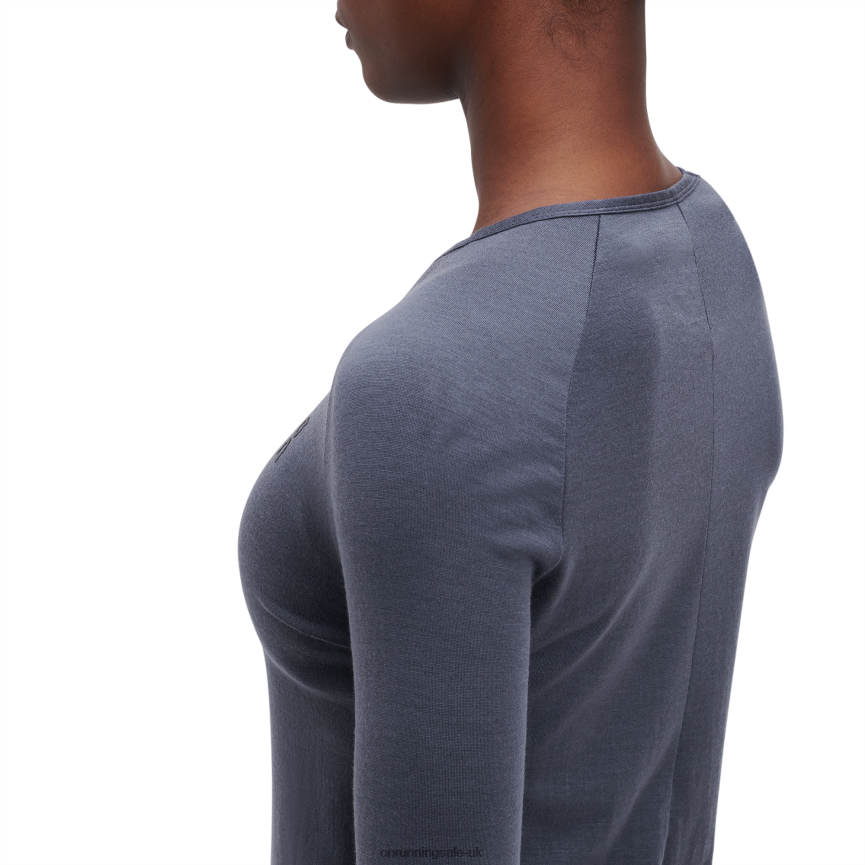 On Running Women Merino Long-T 8N62N8303 Flint