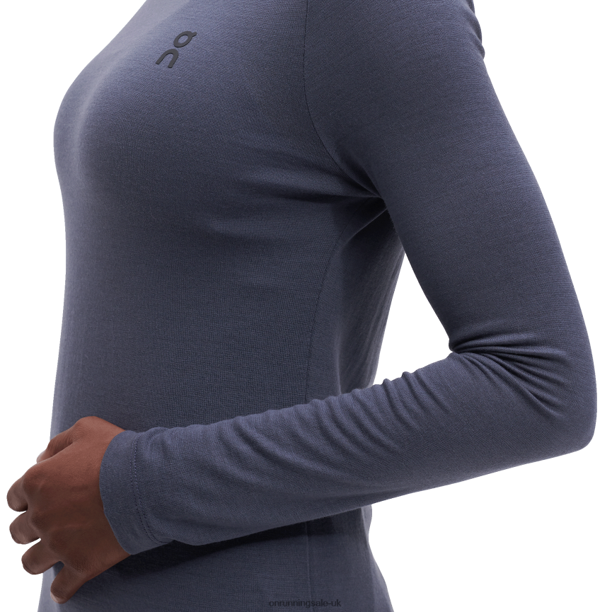 On Running Women Merino Long-T 8N62N8303 Flint