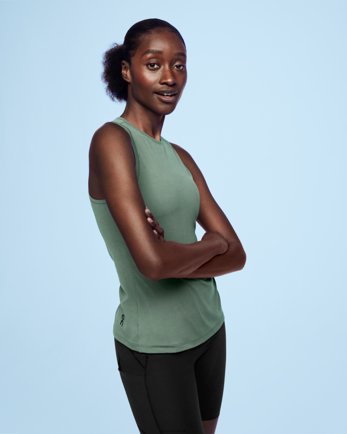 On Running Women Movement Tank 8N62N8244 Ivy