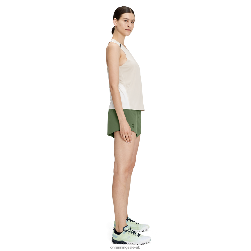 On Running Women Tank-T 8N62N8122 Pearl/Undyed-White