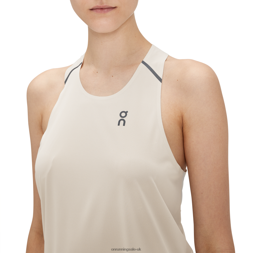 On Running Women Tank-T 8N62N8122 Pearl/Undyed-White