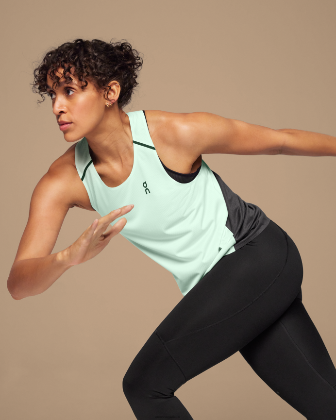 On Running Women Tank-T 8N62N8123 Creek/Black