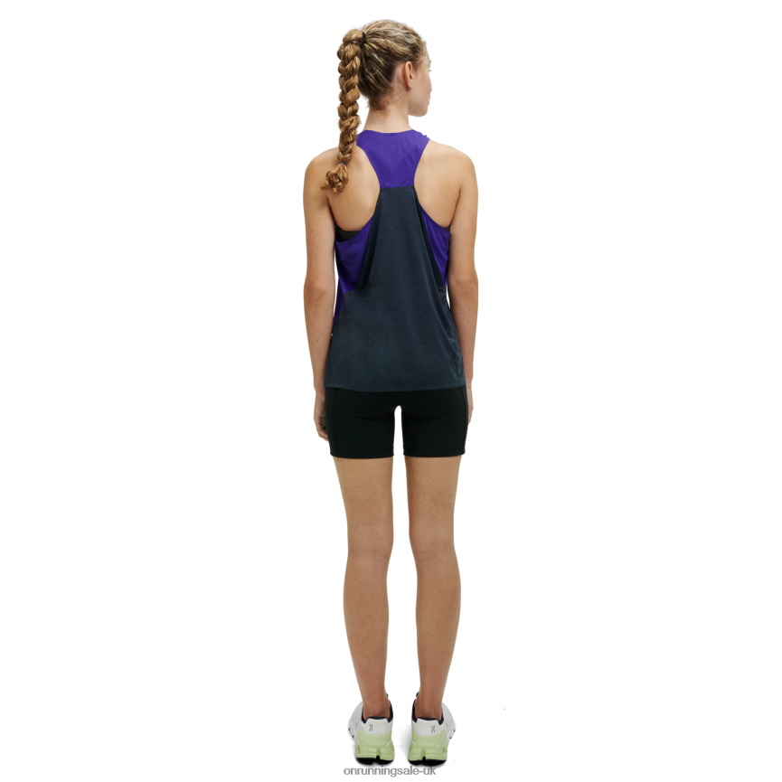 On Running Women Tank-T 8N62N8127 Twilight/Navy