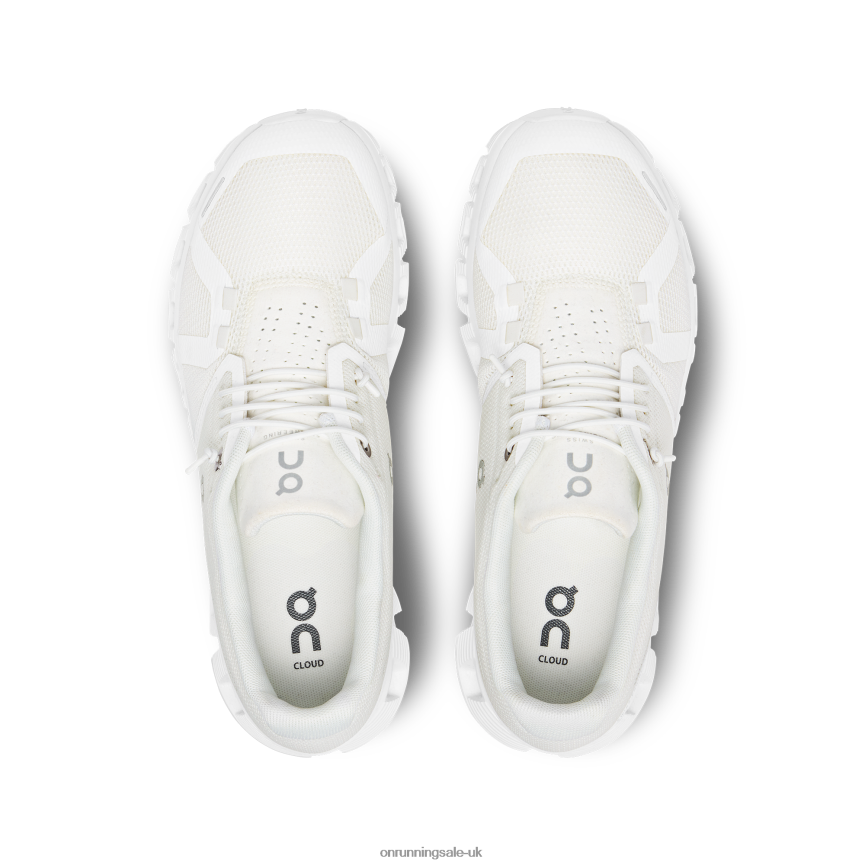 On Running Women Cloud 5 8N62N8345 Undyed-White/White