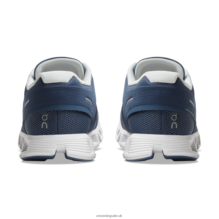 On Running Women Cloud 5 8N62N8346 Denim/White