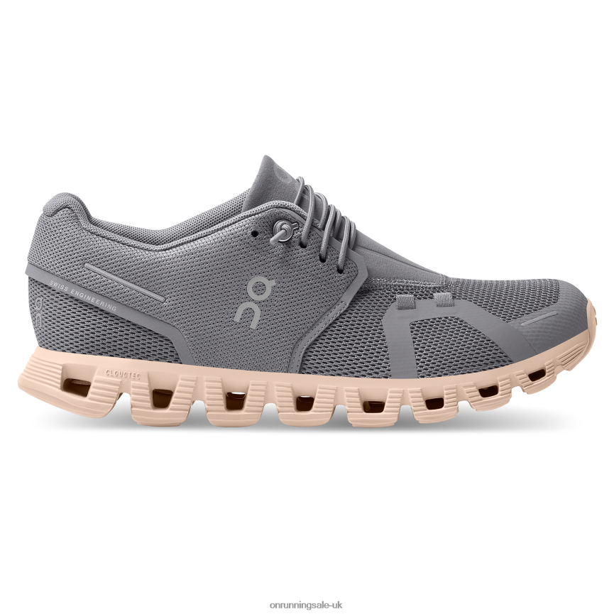 On Running Women Cloud 5 8N62N8347 Zinc/Shell