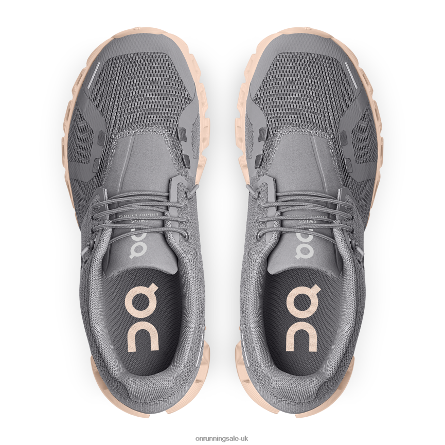 On Running Women Cloud 5 8N62N8347 Zinc/Shell