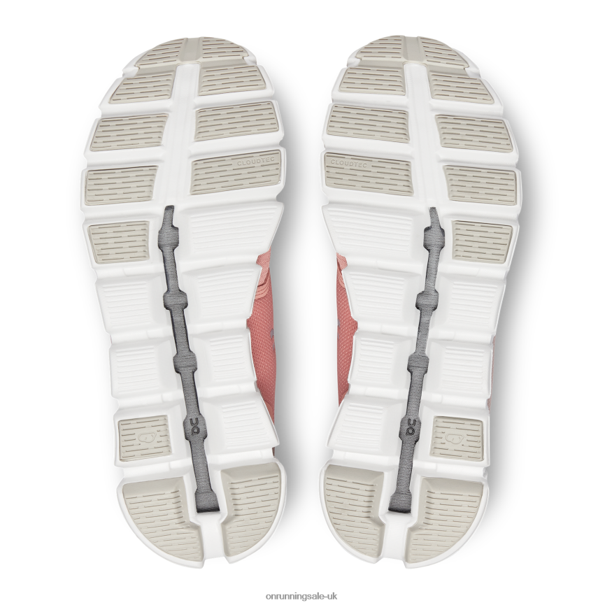 On Running Women Cloud 5 8N62N8348 Rose/Shell