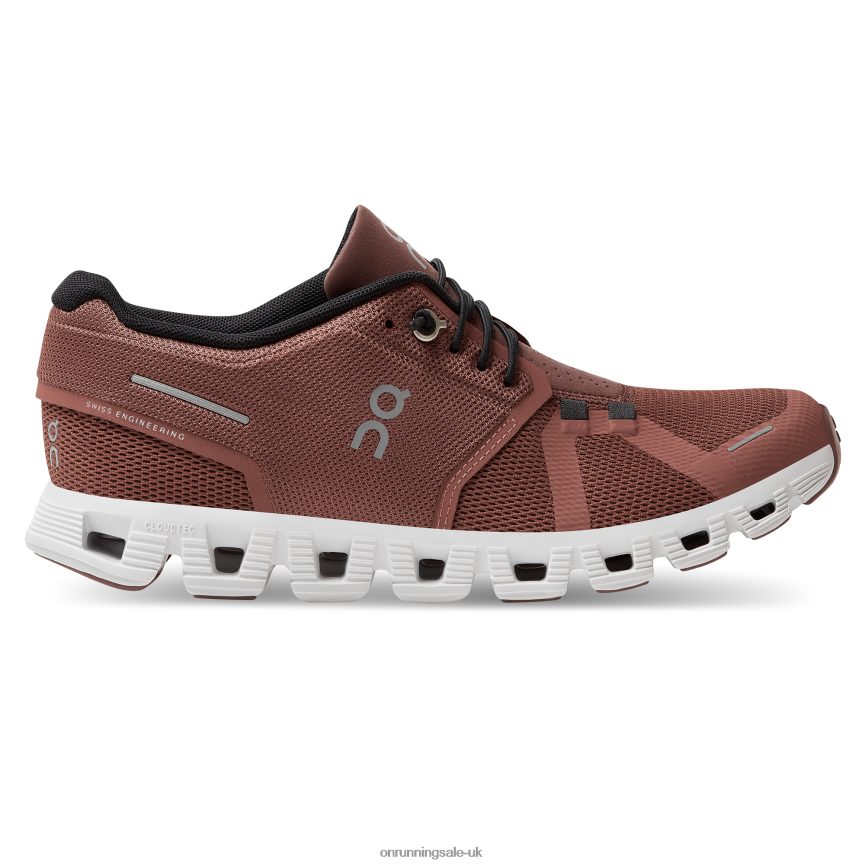 On Running Women Cloud 5 8N62N8349 Rust/Black