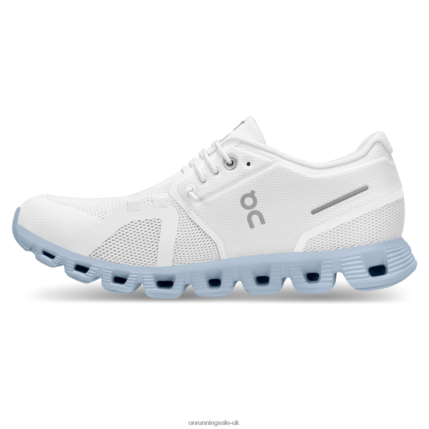 On Running Women Cloud 5 8N62N8350 White/Chambray