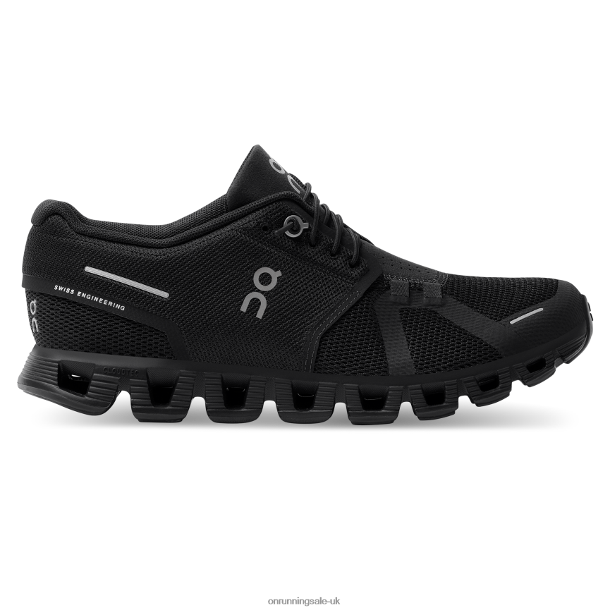 On Running Women Cloud 5 8N62N8356 All Black