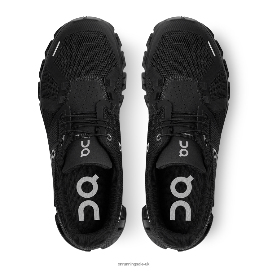 On Running Women Cloud 5 8N62N8356 All Black