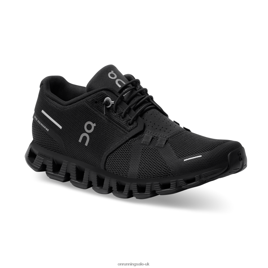 On Running Women Cloud 5 8N62N8356 All Black
