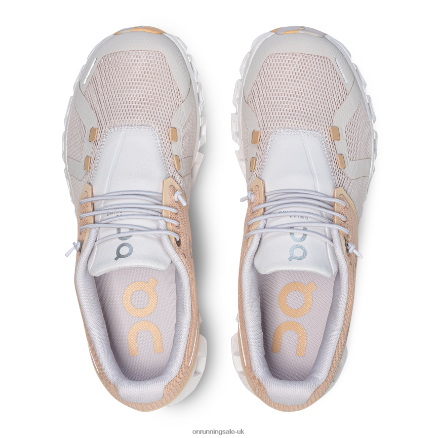 On Running Women Cloud 5 Fuse 8N62N8431 Savannah/Pearl