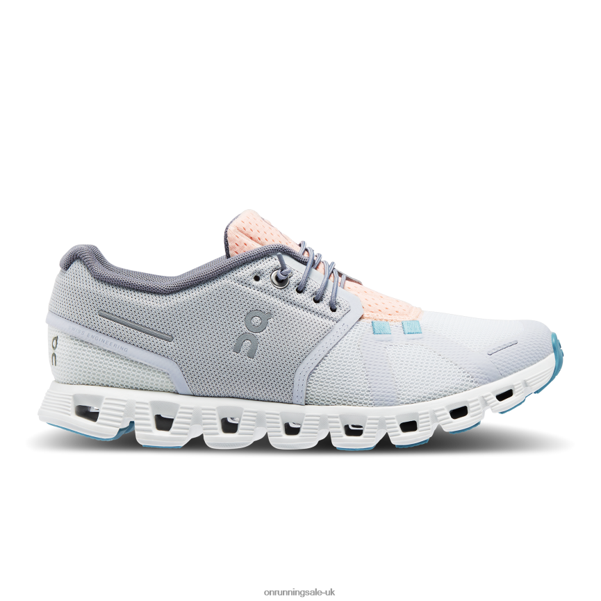 On Running Women Cloud 5 Push 8N62N8177 Glacier/Undyed-White