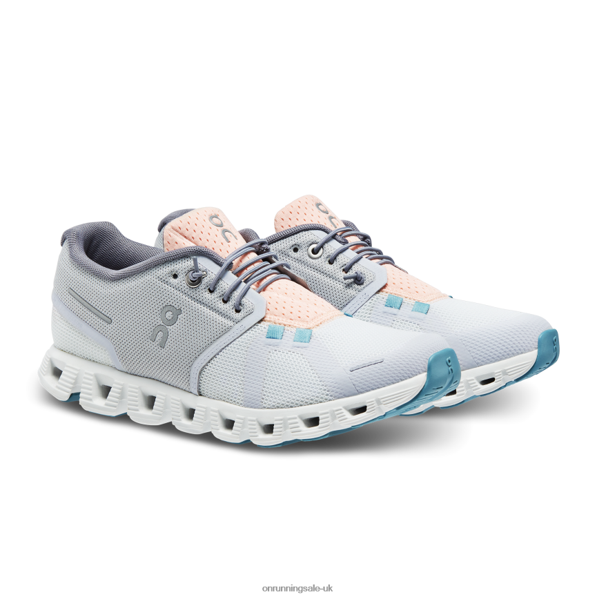 On Running Women Cloud 5 Push 8N62N8177 Glacier/Undyed-White