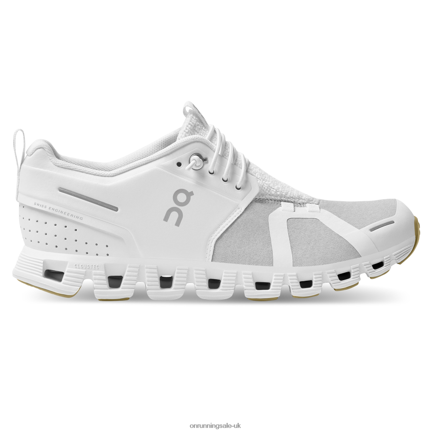 On Running Women Cloud 5 Terry 8N62N8433 White/Almond