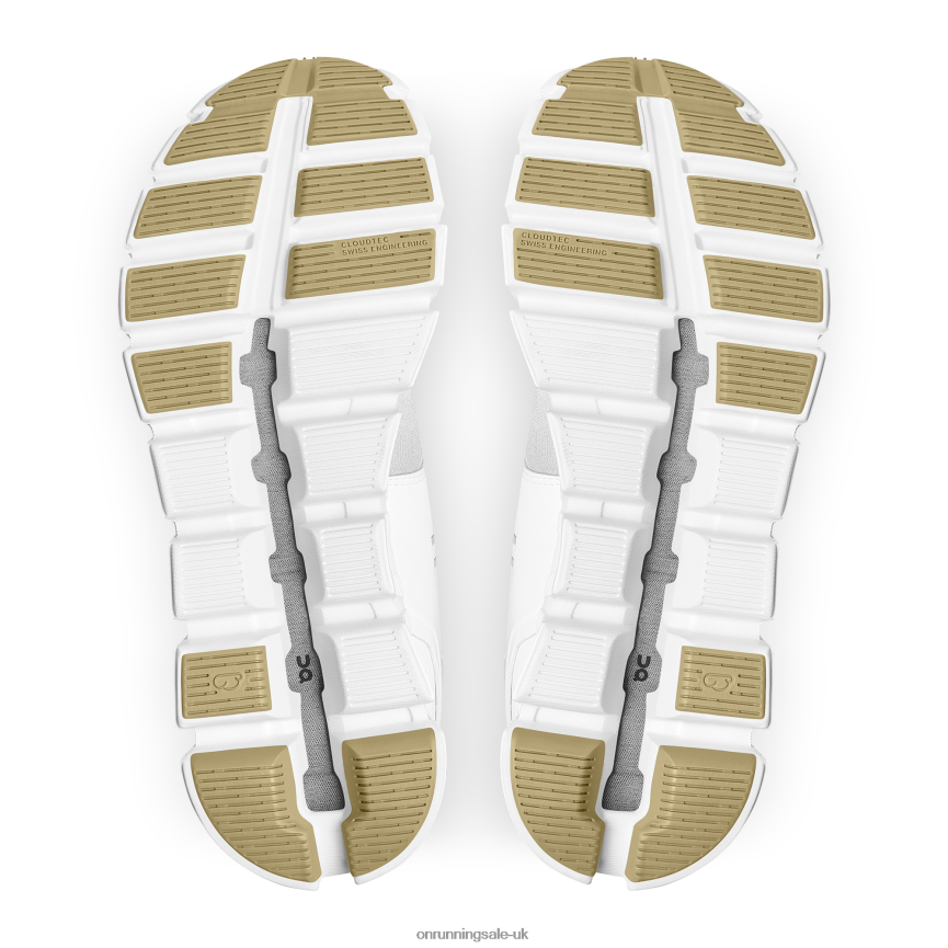 On Running Women Cloud 5 Terry 8N62N8433 White/Almond