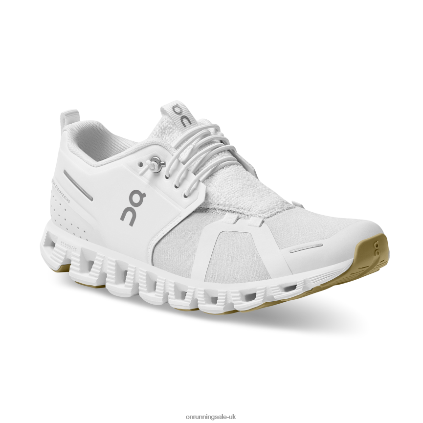 On Running Women Cloud 5 Terry 8N62N8433 White/Almond