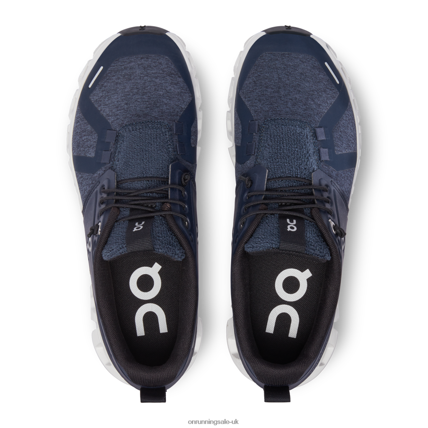 On Running Women Cloud 5 Terry 8N62N8436 Ink/Navy