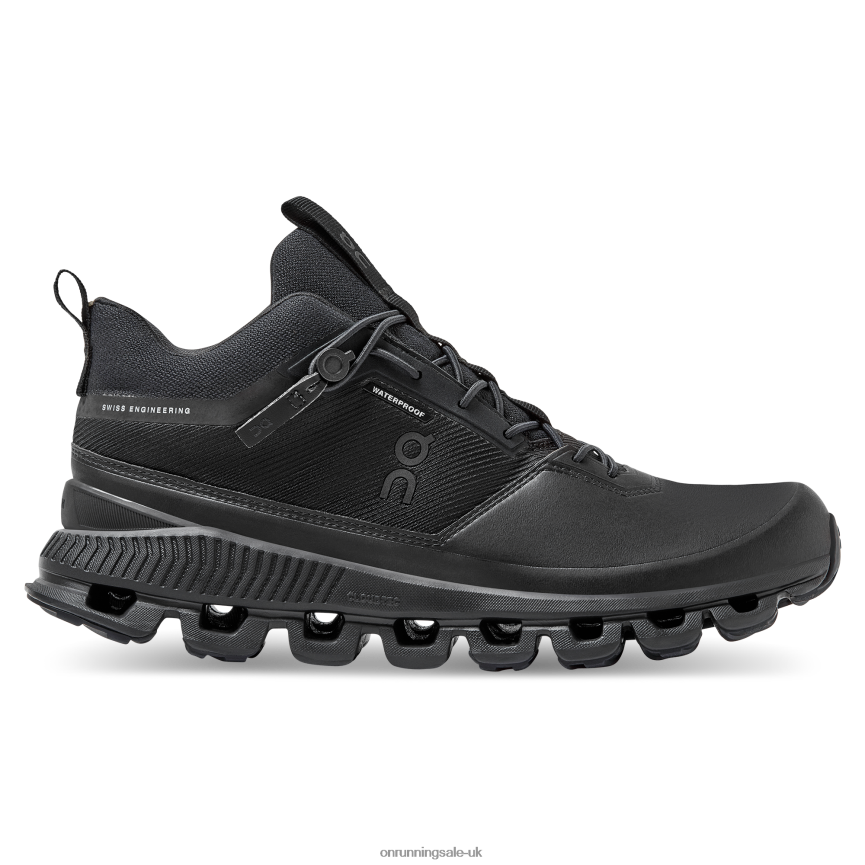 On Running Women Cloud Hi Waterproof 8N62N8509 All Black