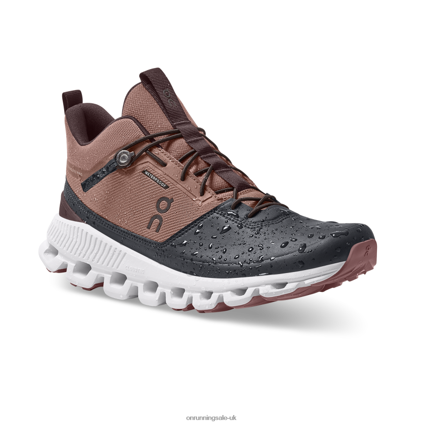 On Running Women Cloud Hi Waterproof 8N62N8510 Cocoa/Pebble