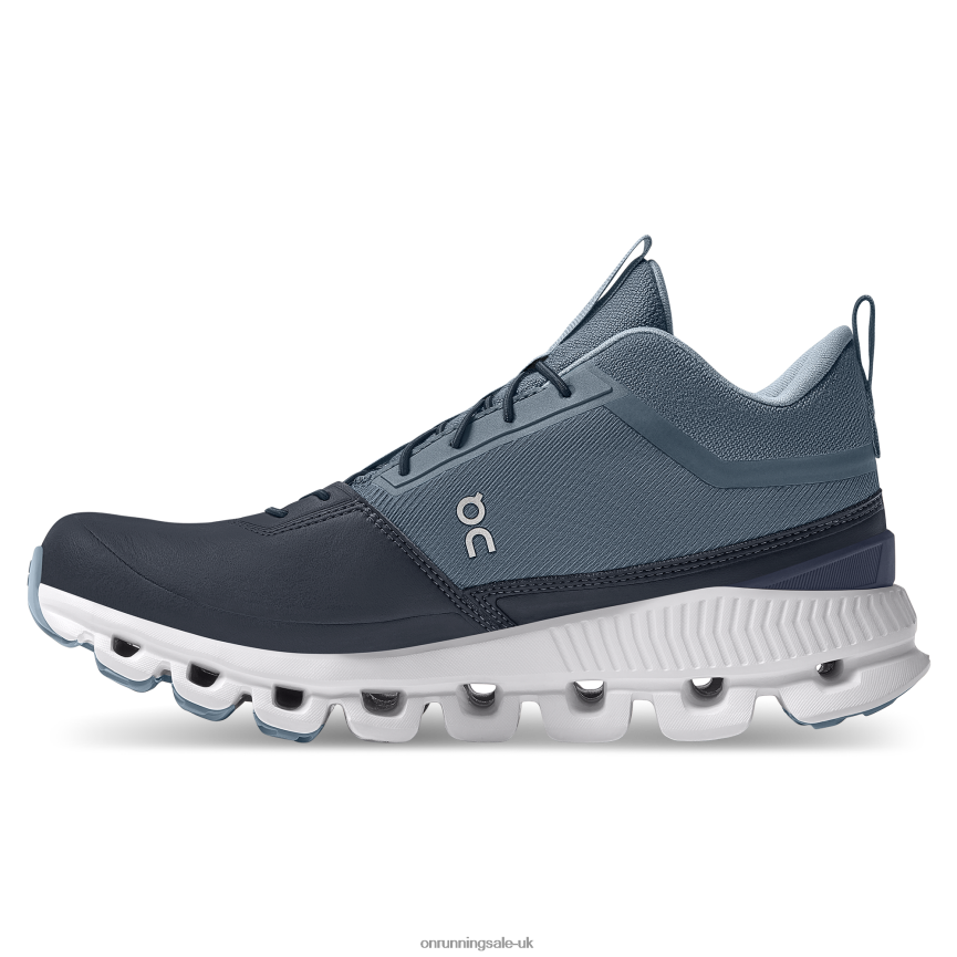 On Running Women Cloud Hi Waterproof 8N62N8512 Dust/Navy