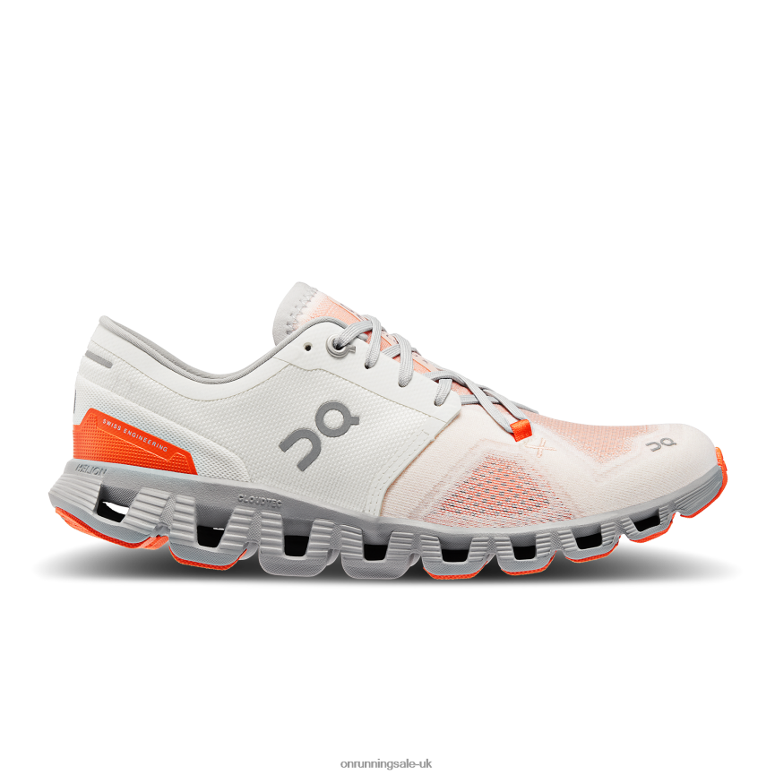 On Running Women Cloud X 3 8N62N832 Ivory/Alloy