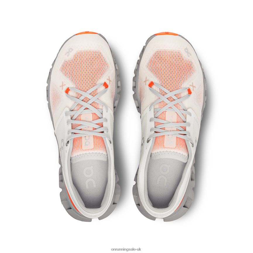 On Running Women Cloud X 3 8N62N832 Ivory/Alloy