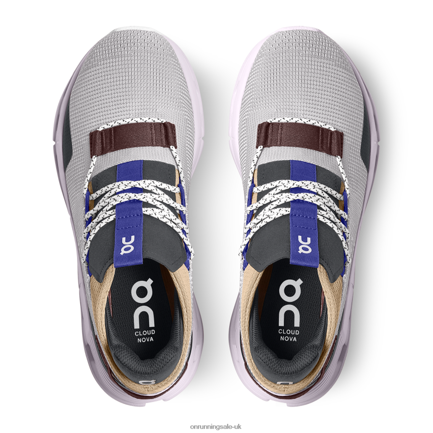 On Running Women Cloudnova 8N62N8408 Zinc/Lily