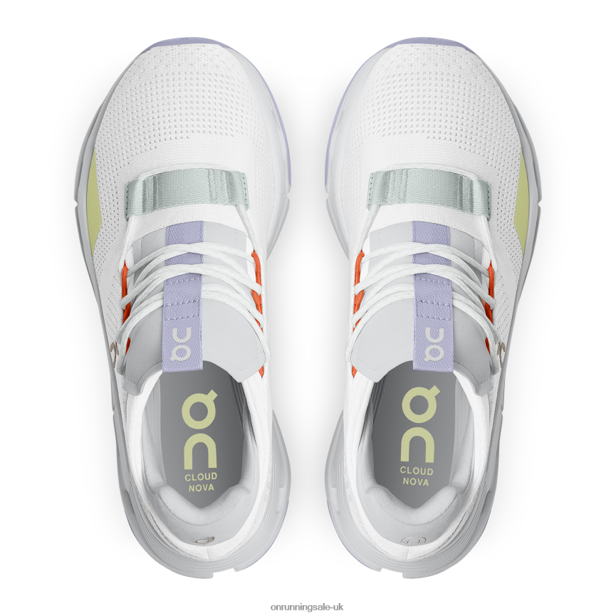 On Running Women Cloudnova 8N62N8418 White/Glacier