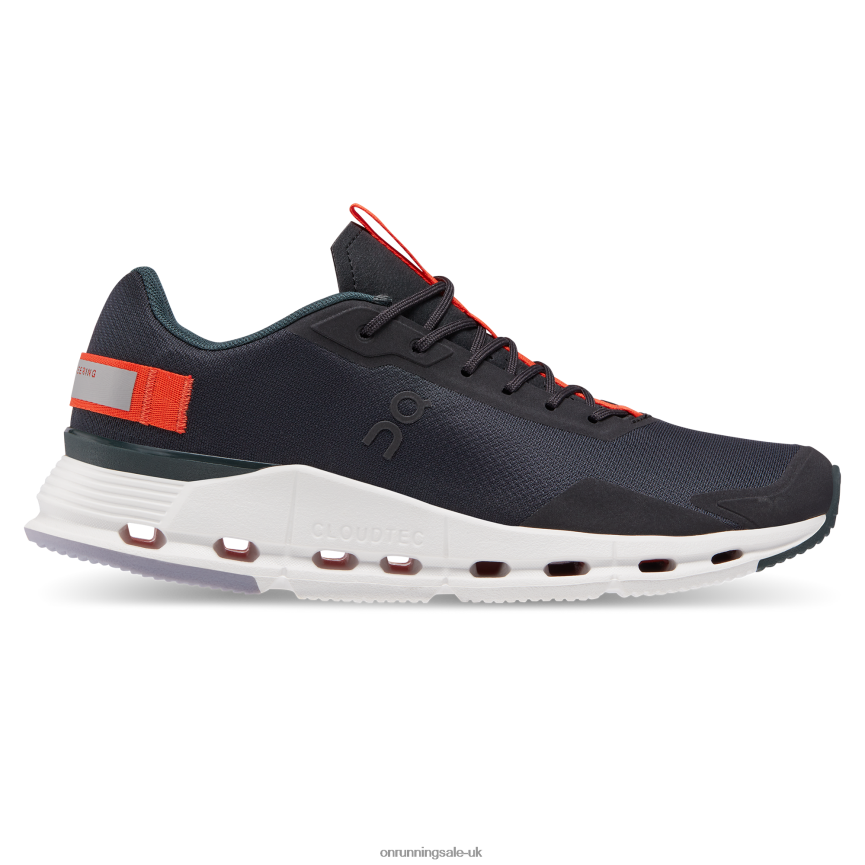 On Running Women Cloudnova Form 8N62N8364 Black/Flame
