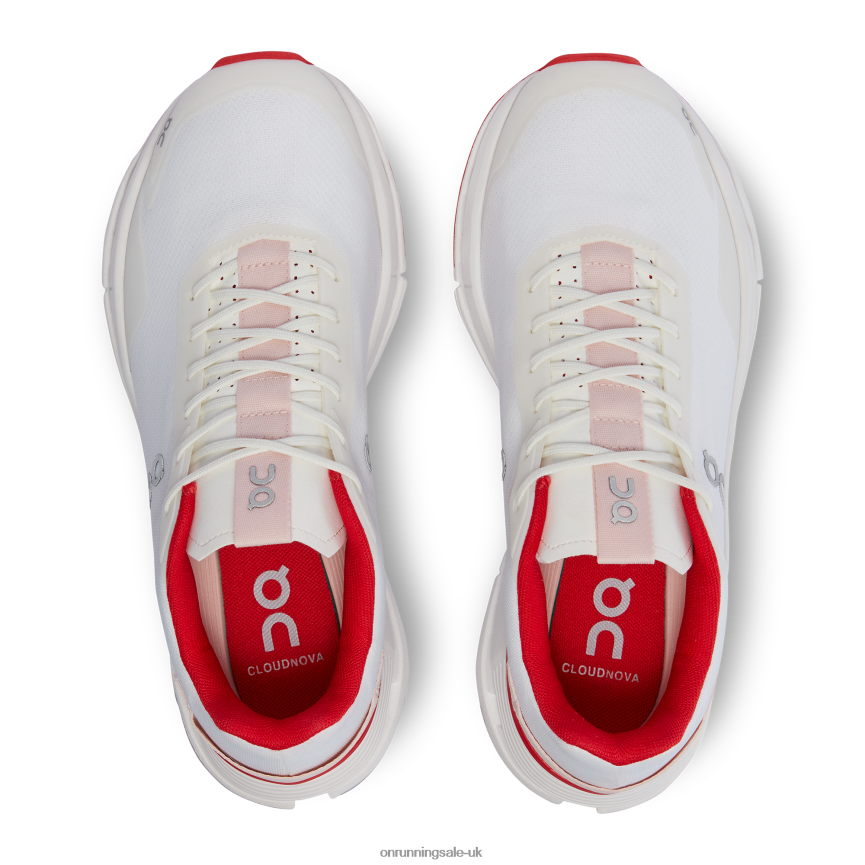 On Running Women Cloudnova Form 8N62N8367 White/Red
