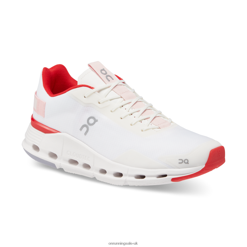 On Running Women Cloudnova Form 8N62N8367 White/Red