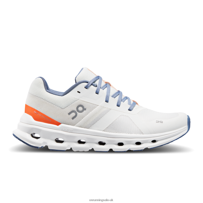 On Running Women Cloudrunner 8N62N824 Undyed-White/Flame