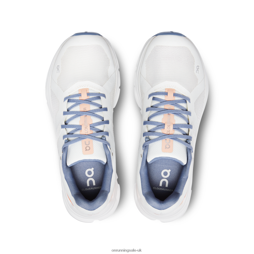 On Running Women Cloudrunner 8N62N824 Undyed-White/Flame