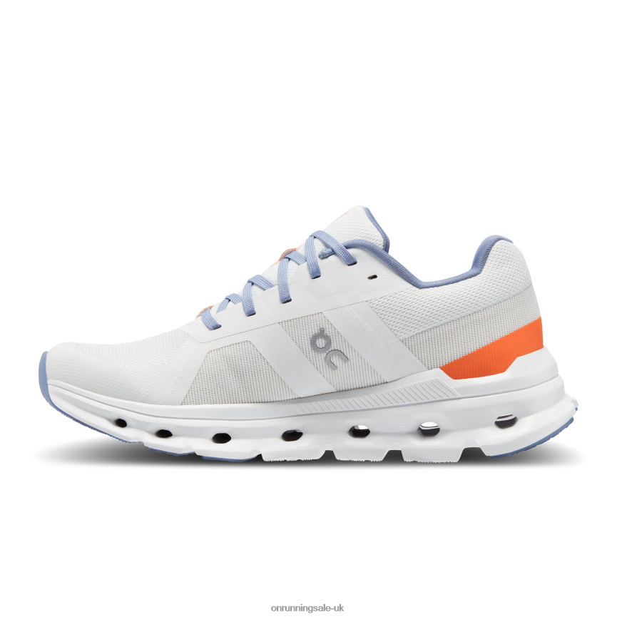 On Running Women Cloudrunner 8N62N824 Undyed-White/Flame
