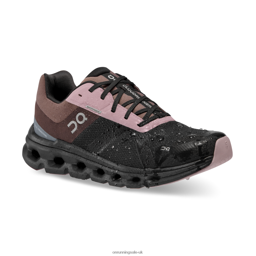 On Running Women Cloudrunner Waterproof 8N62N8386 Black/Grape